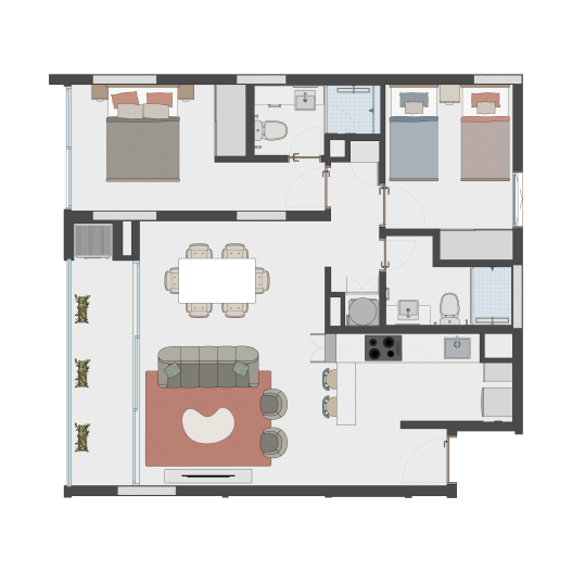 Venire Lomas_78,72m2